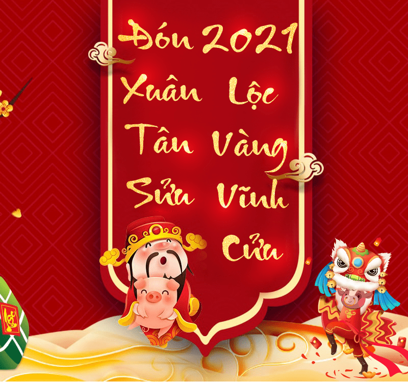 Khuyến mãi nhân dịp tết Nguyên Đán Tân Sửu 2021.